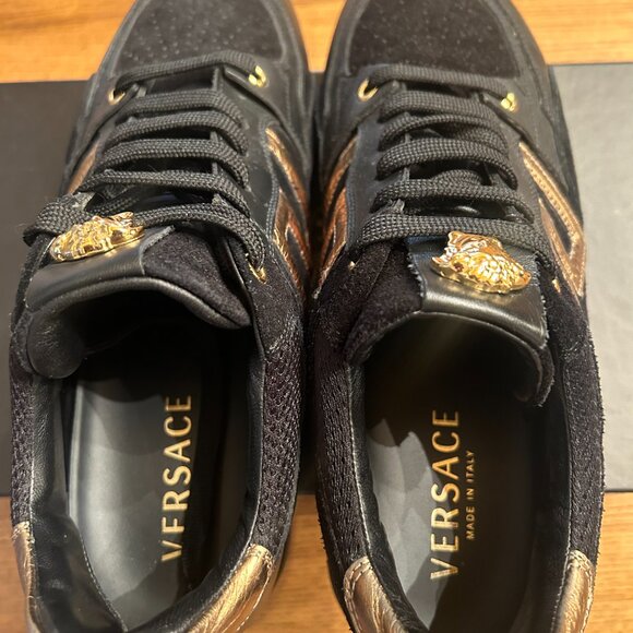 Black Versace Sneakers Men Size 9